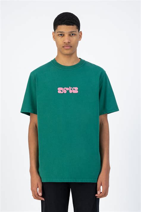 TZARA REBAN LOGO T-SHIRT GREEN – Maison Mara