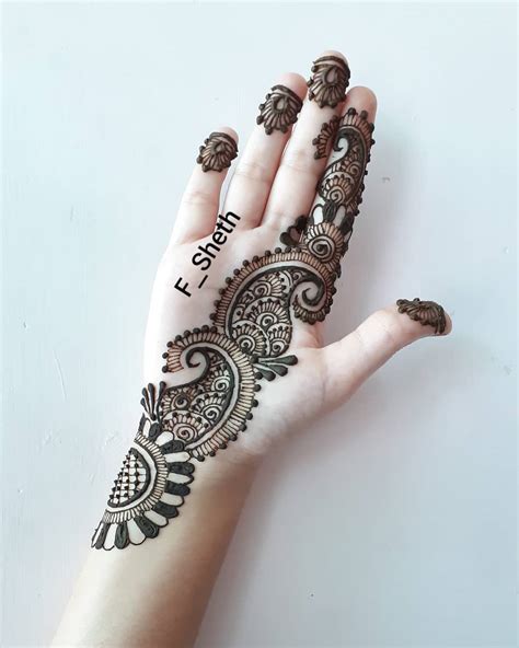 Arabian Mehndi Design Front Hand