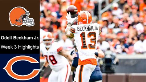 Odell Beckham Jr Highlights vs Bears | NFL Week 3 - Win Big Sports