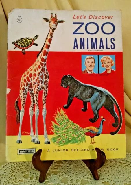 LET'S DISCOVER ZOO Animals Junior See Know 646 Abc Tv Discovery 1964 Saalfield. $17.99 - PicClick