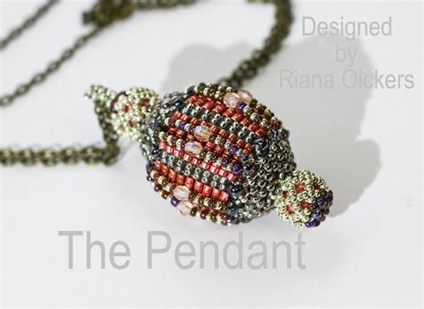 Peyote Stitch Pattern Peyote Stitch Beaded Bead Peyote Stitch Pendant Pattern the Pendant - Etsy