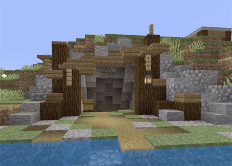 Mineshaft entrance on PS4 Survival : r/Minecraft