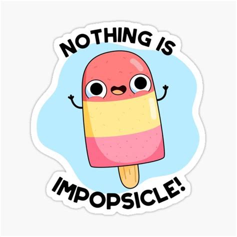 Just Chillin' Food Pun Sticker by punnybone | Funny food puns, Funny ...