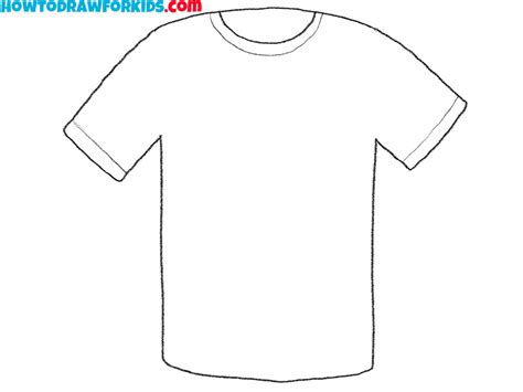 How To Draw A T-shirt Easy Drawing Tutorial For Kids | peacecommission.kdsg.gov.ng