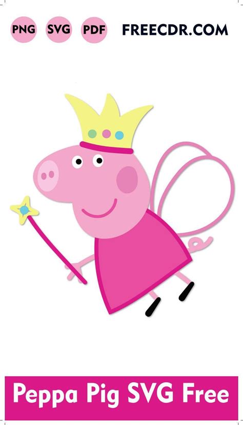 Peppa Pig SVG Free Cricut Cutting File by freecdr - Issuu