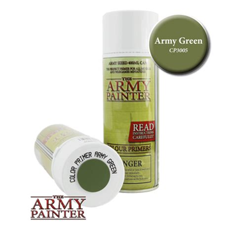 The Army Painter: Colour Primer - Army Green - Game Nerdz