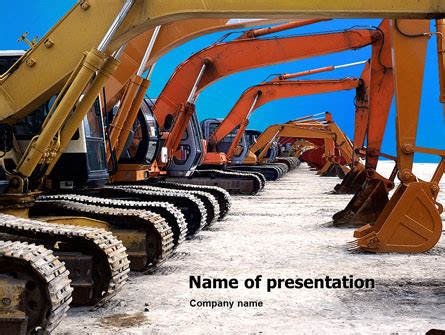 Heavy Construction Equipment Presentation Template for PowerPoint and Keynote | PPT Star