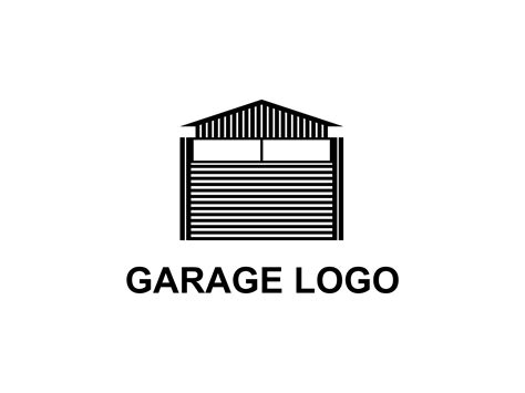 Garage Door Vector Logo Design Graphic by shikatso · Creative Fabrica