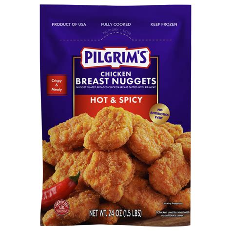 Save on Pilgrim's Hot & Spicy Breaded Chicken Breast Nuggets Frozen ...