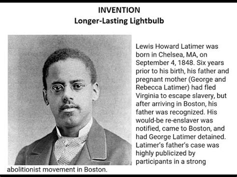 African American inventor Lewis Latimer - YouTube