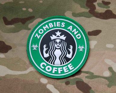 Tactical Outfitters Zombies & Coffee BritkitUSA PVC Patch