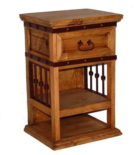 Hierro Iron Nightstand - Southwestern - Nightstands And Bedside Tables - by Million Dollar Rustic