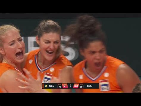 Netherlands vs. Belgium - VBW - Women World Championship - Match Highlights - VCP Volleyball