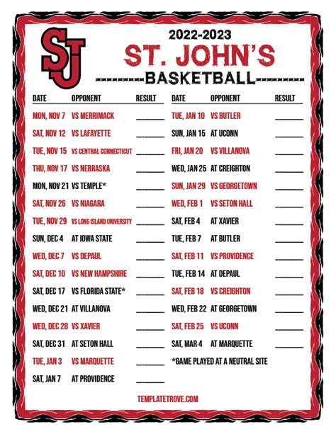 St John's Basketball Schedule 2024 - Hetty Laraine