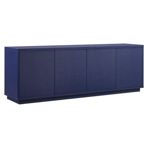 Meyer&Cross Hanson 70 in. Dark Blue TV Stand Fits TV's up to 75 in ...