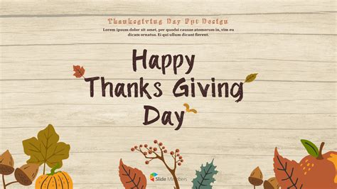 Thanksgiving Day Theme PT Templates