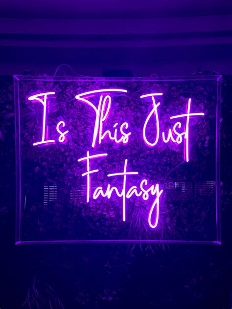 Aesthetic Purple Neon Sign