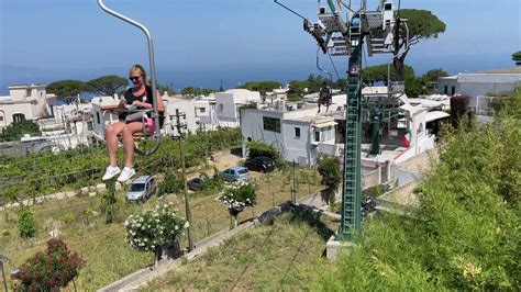 Mount Solaro to Anacapri via the chair lift. Great Ride!! - Capri Italy - ECTV - YouTube