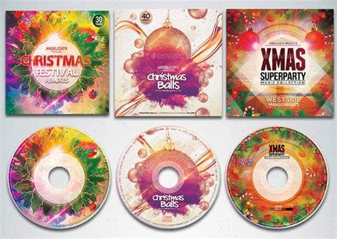 Christmas Cd Label Template | HQ Template Documents