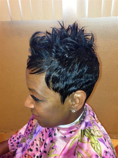 Short Black Hairstyles Spikes