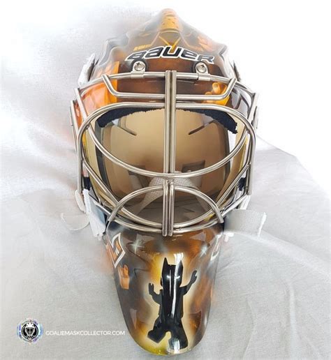 Frederik Andersen Unsigned Goalie Mask Anaheim/Batman Tribute – Goalie ...