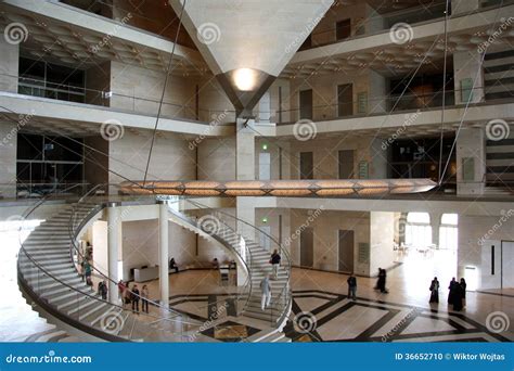 Interior of the Museum of Islamic Art in Doha, Qatar Editorial Image ...