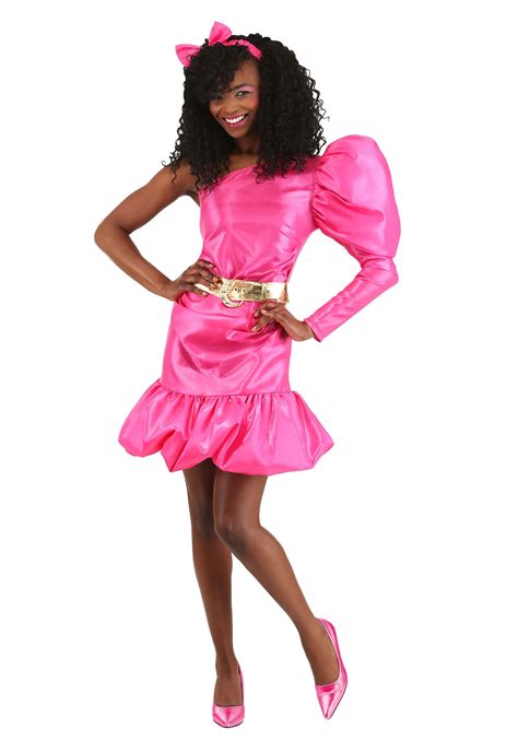 80s Pink Pop Star Costume for Women | 1980s Costumes