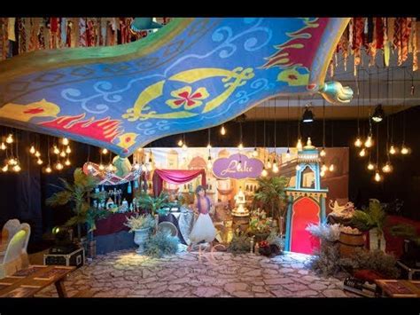Luke's Aladdin Agrabah Market Birthday - YouTube