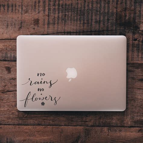 Laptop sticker quote Decals laptop Computer stickers Macbook | Etsy