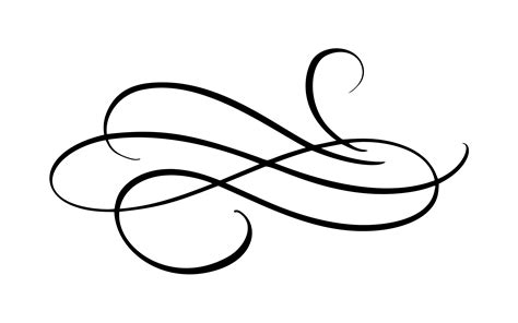 Elegant vintage divider, swirl, or corner flourish 376070 Vector Art at ...