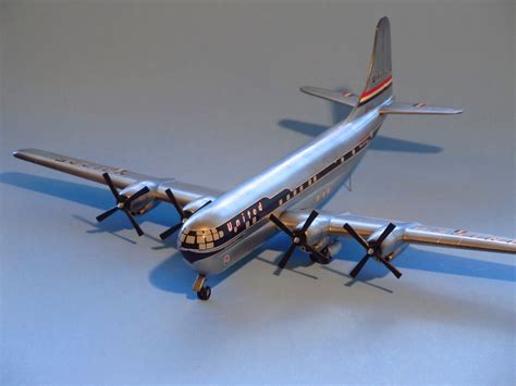 Clearwater Models: UNITED AIRLINES B-377 STRATOCRUISER (Minicraft)