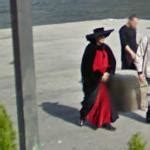 Person in Costume in Porto, Portugal (Google Maps)