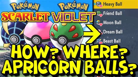 How To Get Apricorn Balls In Pokemon Scarlet and Violet and Where To Find Them! - YouTube