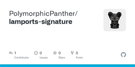 GitHub - PolymorphicPanther/lamports-signature