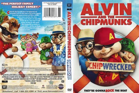 Alvin And The Chipmunks: Chipwrecked (2011) | Movie DVD | CD Cover, DVD Cover, Front Cover