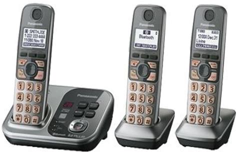 Panasonic PA-KX-TG7733 Cordless Landline Phone with Answering Machine Price in India - Buy ...