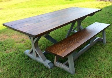 Farmhouse Table | Dining Table | Solid Wood Table | Harvest X Style ...