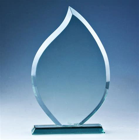 China Cheap Blank Flame Crystal Glass Trophy Plaque for Promotion - China Crystal Award, Crystal ...