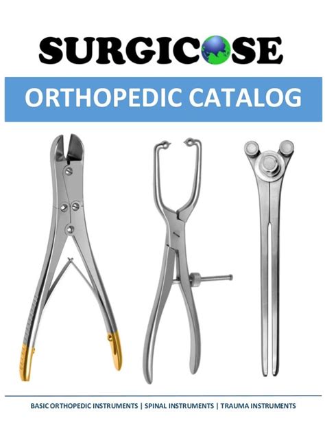 Orthopedic Surgical Instruments Pictures And Names Pdf - PictureMeta