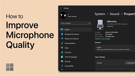 Easily Improve Microphone Quality on Windows 11 - YouTube