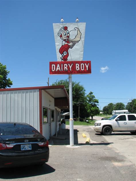 Dairy Boy | Dairy Boy restaurant sign at Okemah, Oklahoma. R… | Flickr