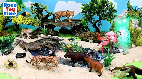 Jungle and Forest Animals Toys Figurines Collection - YouTube