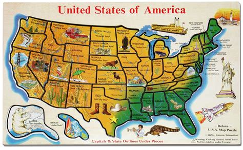 fun maps - Google Images | States and capitals, Usa map, Homeschool ...