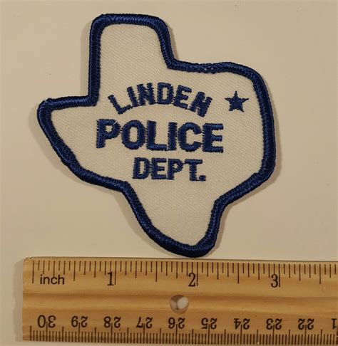 Small Linden Texas Police Patch -- Antique Price Guide Details Page