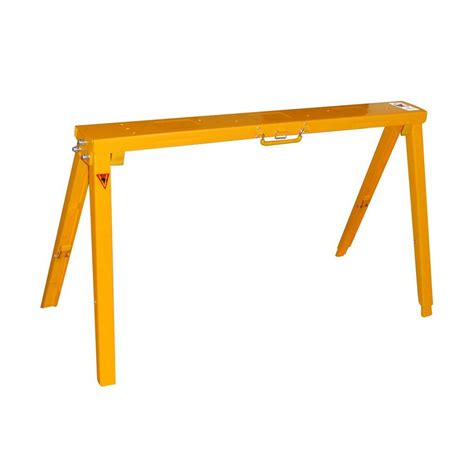 Sawhorse Adjustable Folding Heavy Duty Tough Metal Portable Saw Horse ...