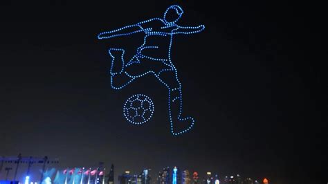 How drone light shows are used in sports - Lumasky Drone Show