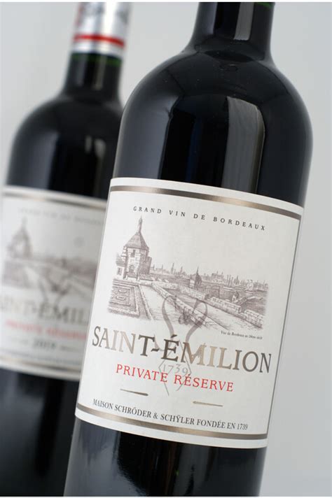 Saint-Emilion Private Reserve Schröder And Schÿler | Next Day Delivery