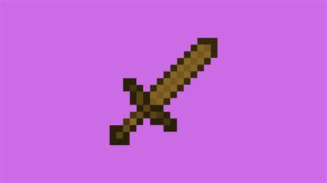 MINECRAFT WOODEN SWORD - YouTube