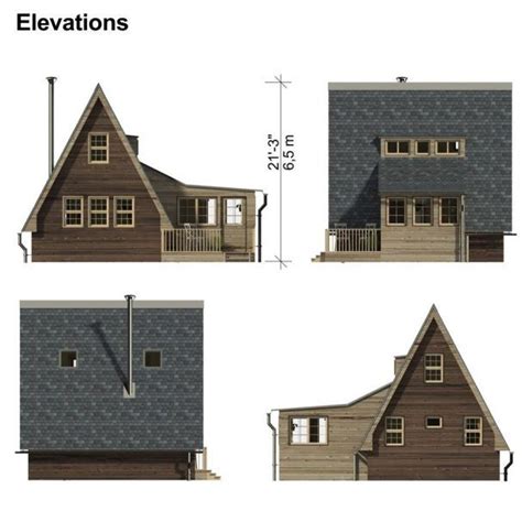 A-Frame Cottage Plans - Pin-Up Houses