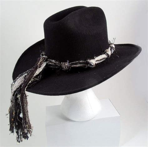 Amazon.com: Western Hat Bands for Women, Black White Hat Band, Cowgirl Hat Band, Adjustable Hat ...